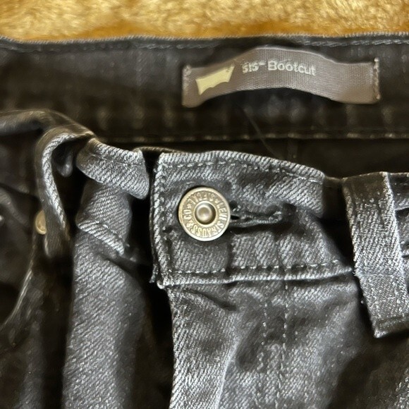 LEVI’S 515 BOOTCUT JENS FOR WOMEN SIZE W29 L30 COLOR BLACK - Picture 10 of 16